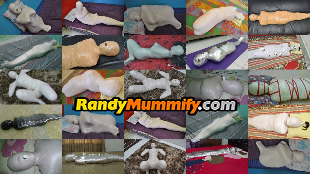 Randy Mummify is the best bondage mummification video site for 10 years